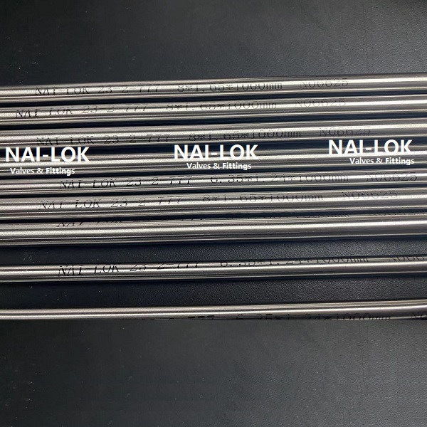 NAI-LOK Special Alloy Seamless Pipe Tubes Supplier , ASTM B444 Inconel UNS NO6625 Seamless Tube 8x1.63x1000mm